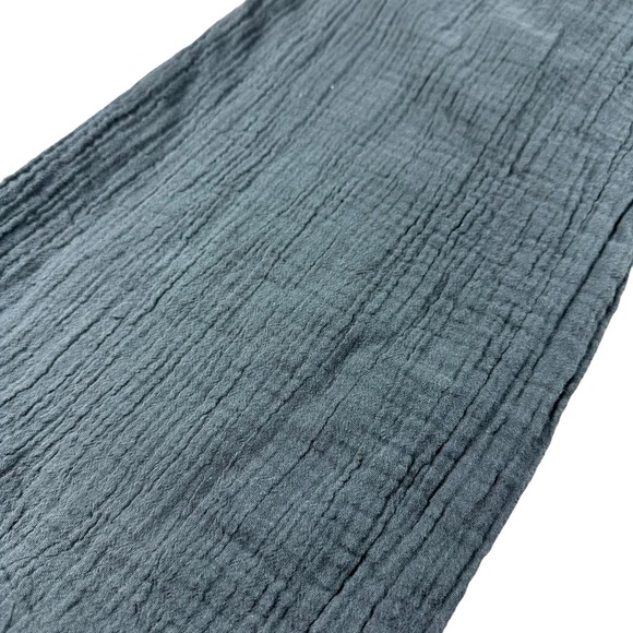 FAHERTY Gray Organic Dream Cotton Gauze Wide Leg Pull On Pants Size Medium - Picture 3 of 7